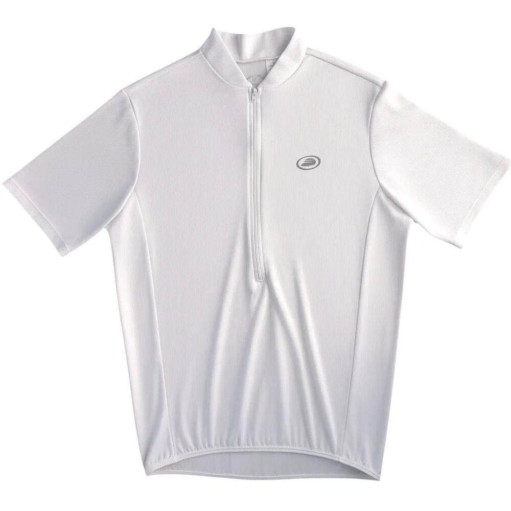 Performance Cycling Jersey Full-Zip White